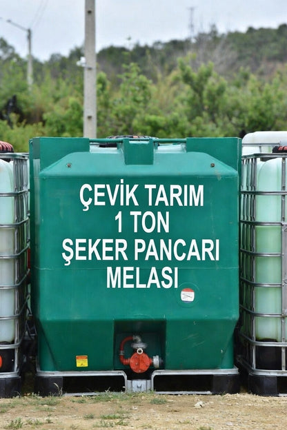 Saf Şeker Pancarı Melası 1 Ton IBC Tank – Organik Hayvan Yemi & Gübre Ham Maddesi