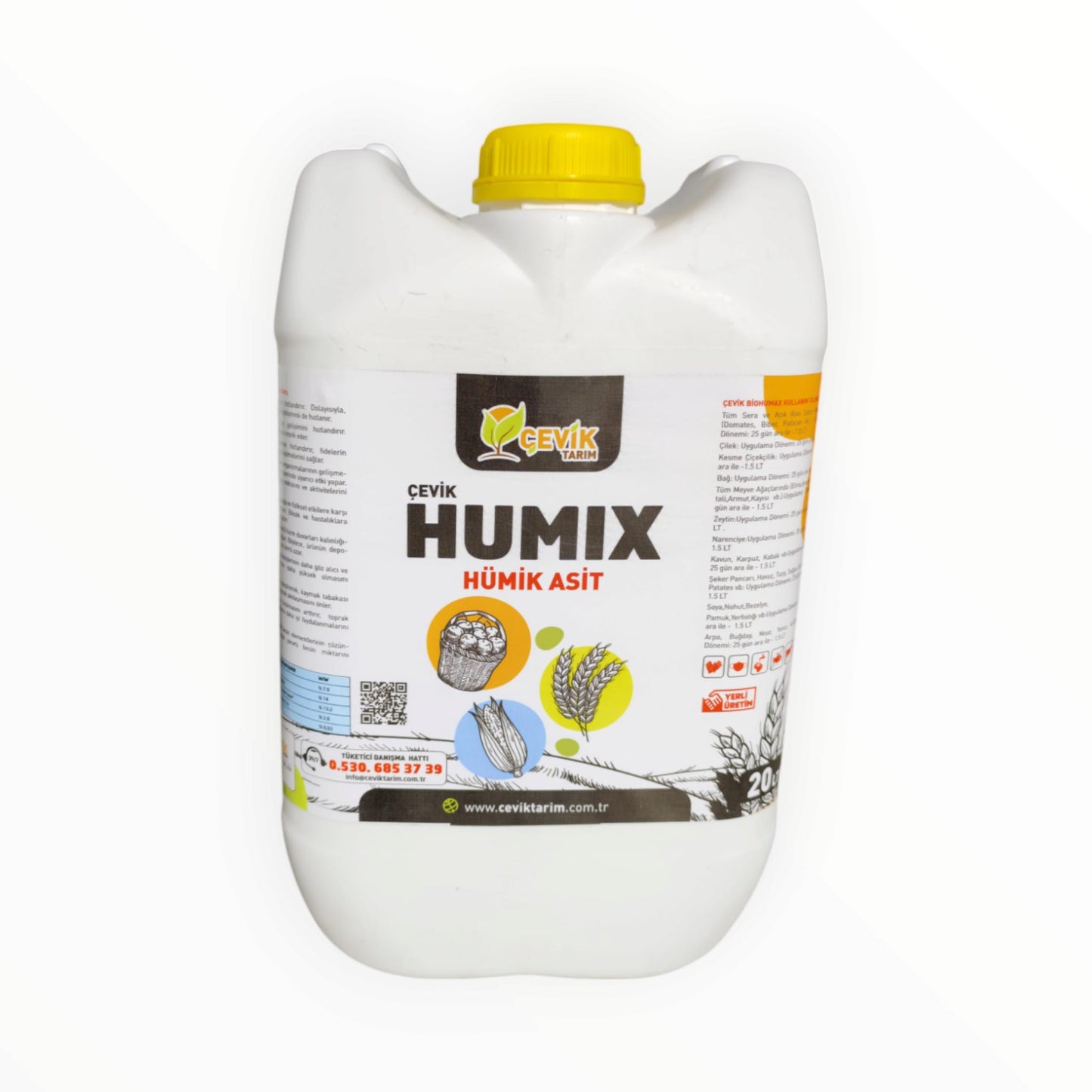 Hümix Hümik Asit 20 LT – Leonardit Menşeli Sıvı Toprak Düzenleyici
