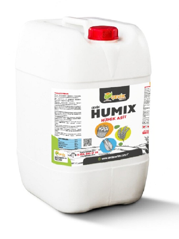 HÜMİX Hümik Asit 10 LT – Leonardit Menşeli Sıvı Toprak Düzenleyici ve Bitki Besini