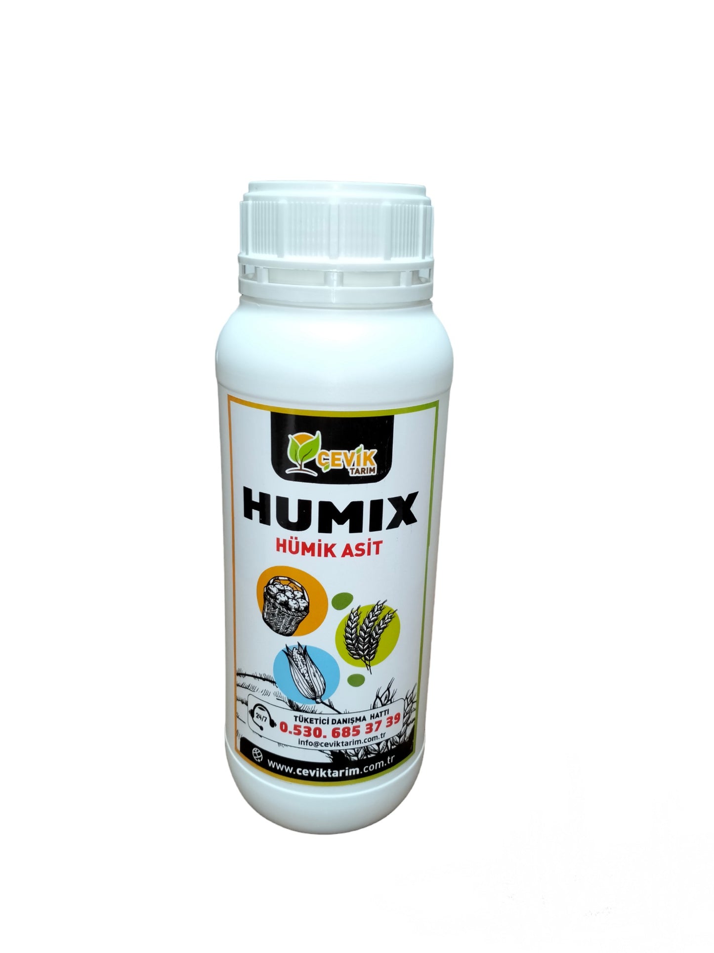 HÜMİX Hümik Asit 1 LT – Leonardit Menşeli Sıvı Toprak Düzenleyici ve Bitki Besini